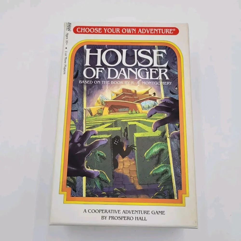 HOUSE of DANGER Choose Your Own Adventure Cooperative Game 100% COMPLETE 2018